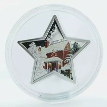 15g Silver Coin 2012 $5 Samoa Proof Coin - Merry Christmas Star Color Glitter - £102.46 GBP
