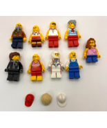 LEGO 9 Mini Figures Lot beachgoer classic ferrari driver lamborghini cit... - $33.95 CAD