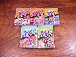 Lot of 5 1980&#39;s Chex Pocket Trivia Card Games, 3 are sealed - $7.95