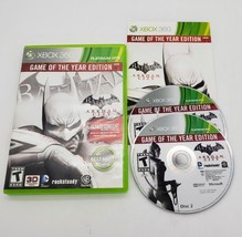 Batman: Arkham City Game of the Year (Microsoft Xbox 360, 2012) Complete Manual - £7.87 GBP