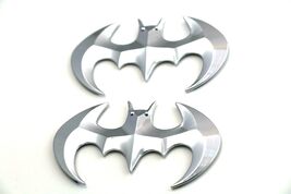 2 NEW 3D Metal Batman Dark Knight Batwing Sticker Decal Emblem Badge Chr... - $13.85