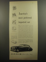 1952 Jaguar Car Ad - £14.78 GBP