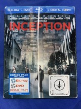 Inception (Blu-ray/DVD, 2010, 2-Disc Set) Sealed. Sleeve Has Shelf Wear - $10.16