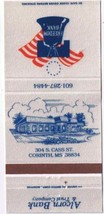 Matchbook Cover Alcorn Bank &amp; Trust Company Corinth Mississippi - £1.54 GBP