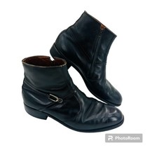 Vintage Allen Edmonds Men&#39;s Hawthorne Chelsea Ankle Boots Size 11 Black 72885 - £124.98 GBP