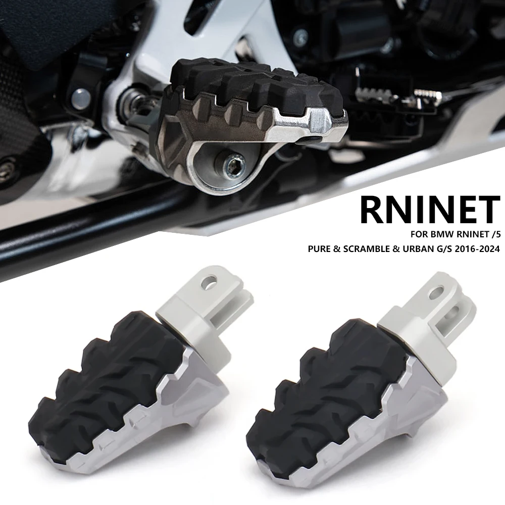 New Motorcycle Aluminum Foot Peg Footpegs Pedal Footrest Kit For BMW R9T Rninet - £82.91 GBP