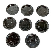 Vintage Irvinware Set of 8 Stainless Steel Beverage Coasters Made in USA READ - £22.15 GBP