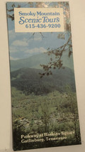 Vintage Smoky Mountain Scenic Tours Brochure Gatlinburg Tennessee BR4 - £6.96 GBP