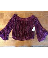 Free People Womens Mulled Wine XSmall Combo Shirt - $1,239.53 MXN