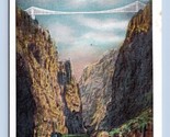 Arkansas Colorado Grand Canon Reale Gorge Massima Ponte Lino Cartolina E16 - $4.04