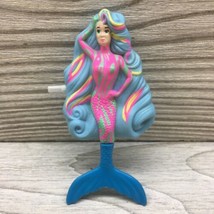 1991 Wind Up Blue Mermaid McDonald&#39;s Meal Toy #4 PVC Action Figure Disne... - £3.15 GBP