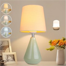 Small Bedside Table Lamp for Bedroom Reading Desk Lamp with 3 Way Dimmable Touch - £25.47 GBP