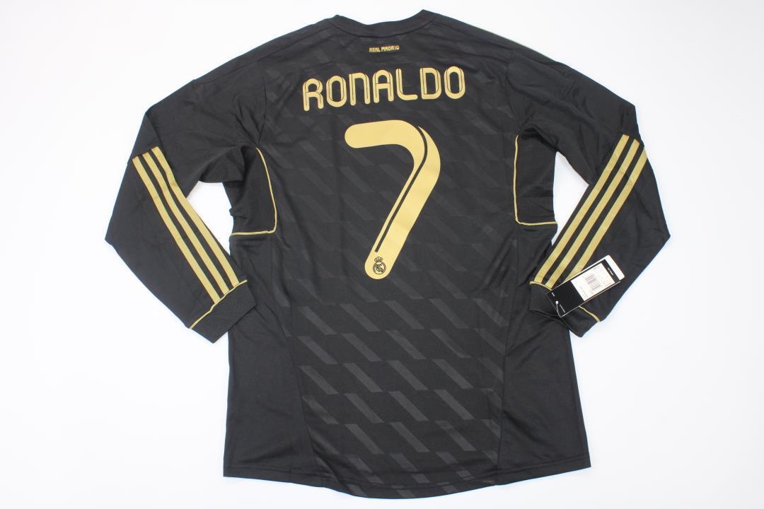 real madrid jersey 2011 2012 shirt cristiano ronaldo champions leagu model black