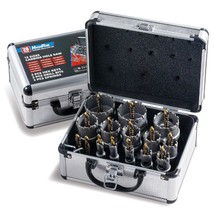 20Pcs Carbide Hole Saw Kit With Case, Carbide Tipped Hole Cutter With, P... - $85.99