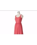 LC Lauren Conrad Chiffon Lace Trim Maxi Dress Slate Rose 16 - £39.33 GBP