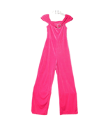 Shein Bae Women&#39;s Hot Pink Rhinestone Jumpsuit Off the Shoulders Size Small - $499.30 MXN