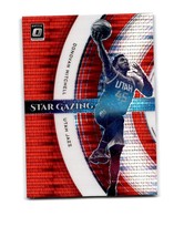 2021-22 Optic Donovan Mitchell Star Gazing Red Pulsar Prizm Utah Jazz - £2.35 GBP