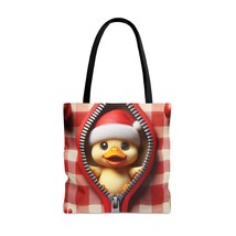 Tote Bag, Christmas Duck, Personalised/Non-Personalised Tote bag, awd-843, 3 Siz - £22.51 GBP+