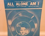 All Alone Am I by Brenda Lee Sheet Music Piano Decca Records - £6.82 GBP
