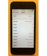 iPhone 5 Black 16GB AT&amp;T Unlocked - £75.08 GBP