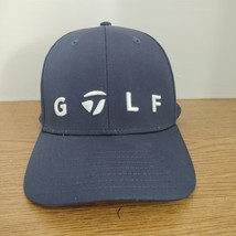 Taylor Made Unisex Golf Hat Navy W/White Embroidery  One Size Snap On New - $19.79