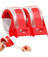 Heavy Duty Packing Tape,2 Rolls Clear Packaging Tape with 2 Refillable D... - $227.29 MXN