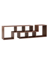 Modern Minimalist Walnut TV Stand with Adjustable Storage Shelves - $2,526.51 MXN
