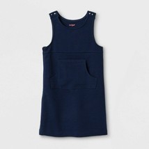 Cat &amp; Jack Toddler Girls’ Adaptive Sleeveless Uniform Jumper, Navy Blue,... - £7.20 GBP