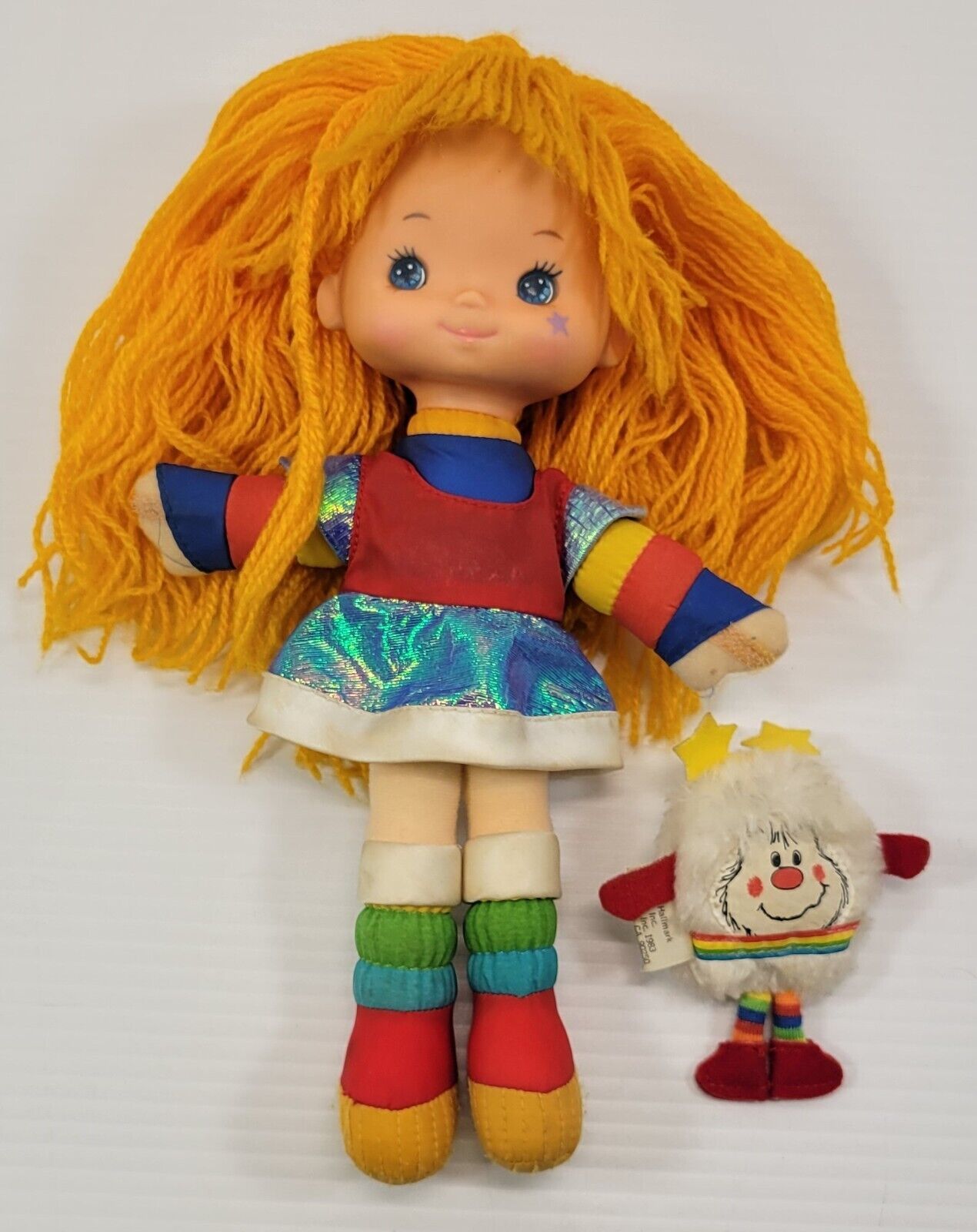 B3 Vintage Rainbow top Brite Doll and B3 Vintage Rainbow top Brite Doll and