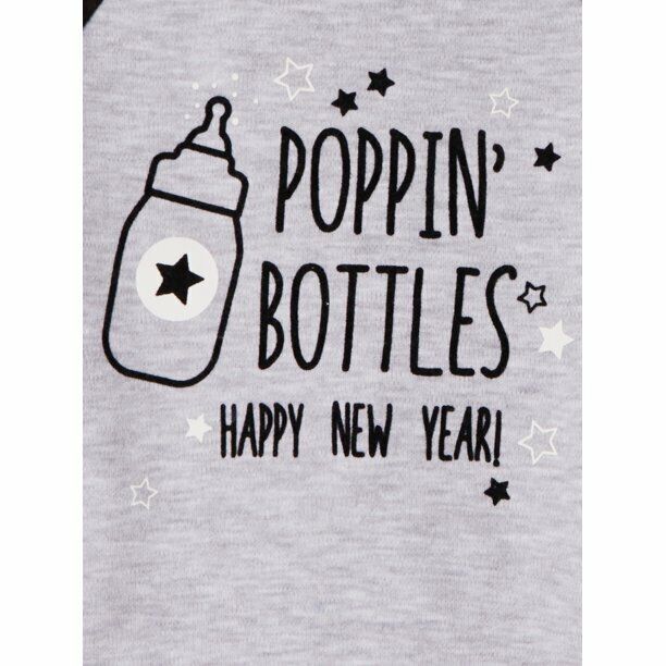 Way To Celebrate Baby Boy New Year Outfit Size 12M Color Grey Item image 2