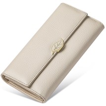 long ladies leather wallets 2022 new woman wallet leather women purse real cow l - £23.33 GBP