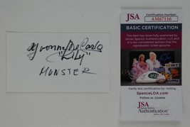 Yvonne De Carlo Signed 2.75x4.5 Index Card Autographed The Munsters JSA COA - £155.36 GBP