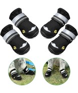 Dog Shoes, Dog Boots Paw Protectors for Dogs Rugged Anti-Slip Sole (Size... - £19.10 GBP