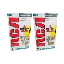 2 Pack RCA T-120H Standard Grade 6-Hour VHS Blank VCR Video Tape - New S... - £5.53 GBP