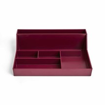 6-Compartment Plastic Desktop Organizer Purple 24380425 - $25.99