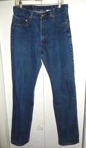 Vintage Levi&#39;s 505 Men&#39;s 34 x 34 (Actual 33 x 33) Regular Fit Straight Leg Jeans - £30.30 GBP