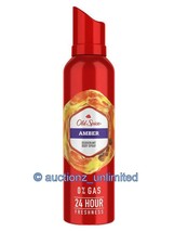 Old Spice Amber Deodorant Spray 115 grams (140 ml) Perfume Deo Bodyspray 0% Gas - $13.99