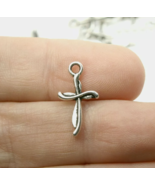 Attract Money &amp; Luck Petite Silver Cross Necklace Pagan Magick Paranorma... - $24.74