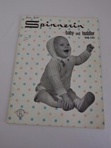Spinnerin Baby Toddler Hand Knits Vintage Knitting Magazine Patterns Vol 137 Hat - £7.06 GBP