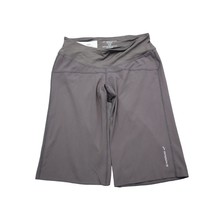 Brooks Shorts Womens XS Gray Athletic Low Rise Stretch Zip Pocket Elasti... - £20.55 GBP
