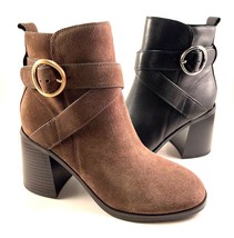 Nine West NeedYou Leather High Block Heel Dress Ankle Bootie Choose Sz/Color - £87.44 GBP