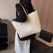 Simple Casual Commuting Tote Bag Fashion High Capacity Shoulder Bag Handbag - £22.31 GBP