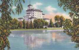 Vista of Broadmoor Hotel From the Lake Colorado Springs Colorado CO Postcard D49 - $2.99