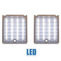 66-67 Chevy II Nova Clear White LED Back Up Reverse Light Lenses Pair 19... - £60.71 GBP