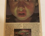 1985 Revell Magic Glo Racers Vintage Print Ad Advertisement Game pa21 - £7.75 GBP