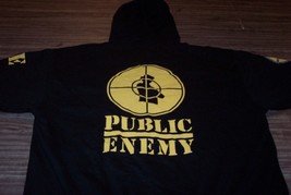 PUBLIC ENEMY HIP-HOP RAP HOODIE HOODED Sweatshirt 3XL XXXL NEW FIGHT THE... - $74.25