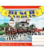 1960s Busch Gardens Postcard Envelope Tampa Florida Vintage Collectible E8N - $34.17 CAD