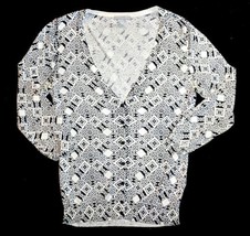Womens Cardigan Sweatshirt Small H&amp;M Button Up Light Sweater - £12.76 GBP