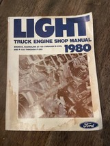 Vintage Ford Light Truck Engine Shop Manual 1980 Bronco F100- F350 Econo... - $11.30