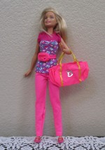 Mattel 2013 Blonde Barbie Hot Pink Attire - £9.91 GBP